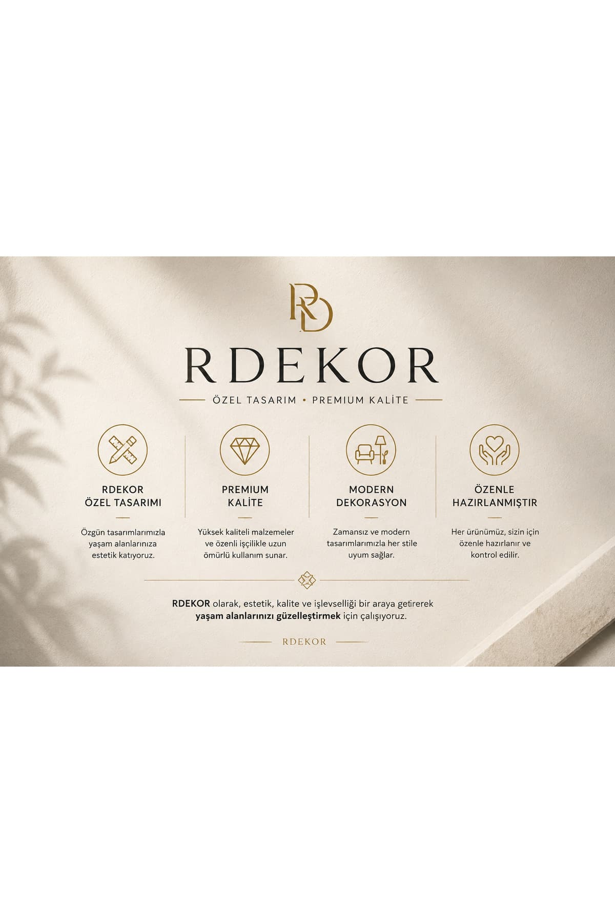 Çerçeveli Pencereden Köy ve Doğa Manzarası Panoramik Duvar Tablosu – Gold Modern Salon ve Ofis Dekoru - R0095 — görsel 3