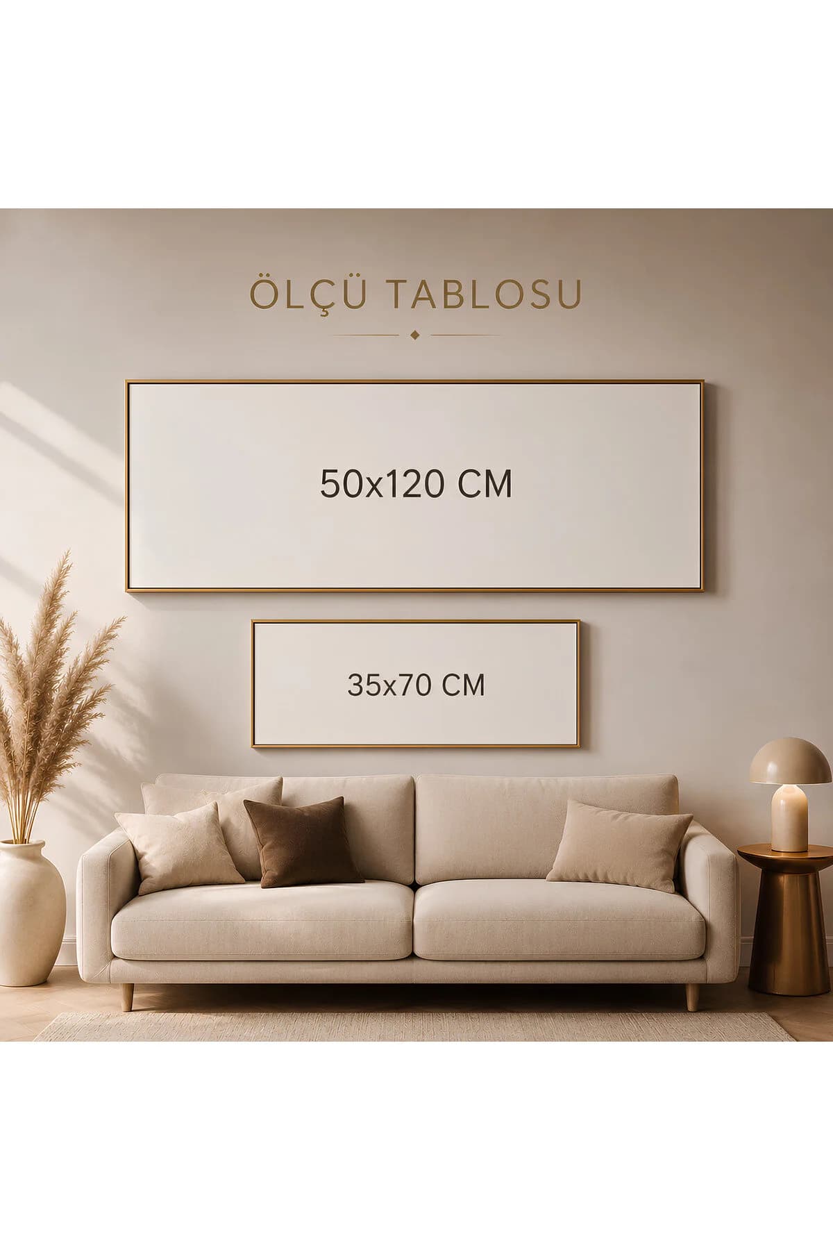 Ahşap Çerçeveli Mavi Göl ve Dağ Manzarası Duvar Tablosu - R0030 — görsel 4