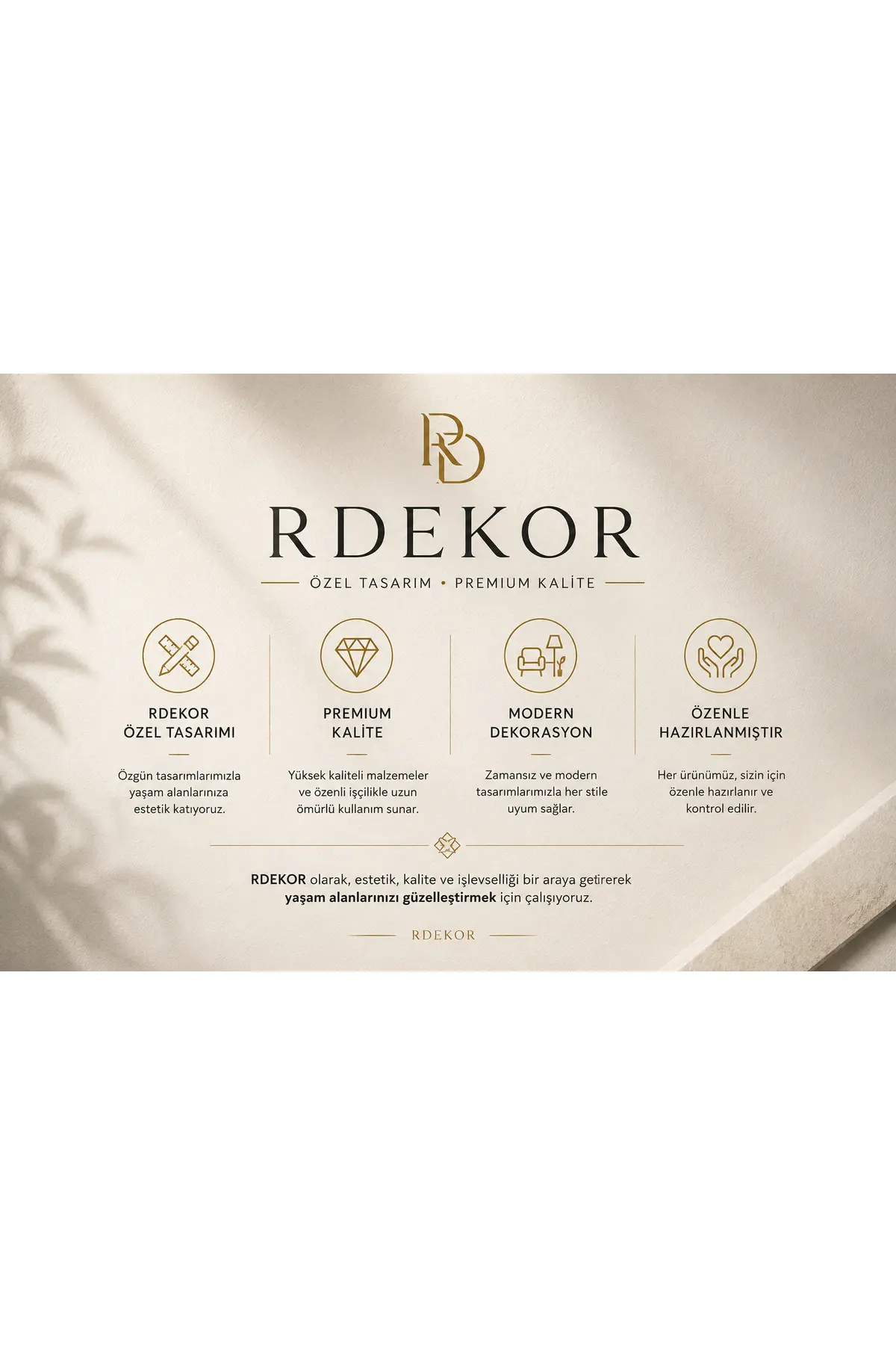 3’lü Modern Soyut Geometrik Duvar Tablosu Seti Kahverengi Bej Tonlarında Çerçeveli Tablo - R0144 — görsel 3